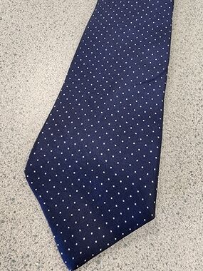 Classic Navy Microdot Men's Tie